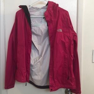 North Face Women’s Rain Coat - color pink
